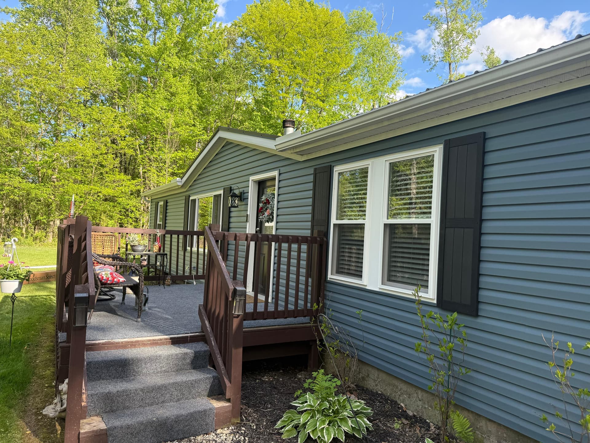 Gallery photos for Steel Blue Vinyl Siding Upgrade at Candlewood Lake Community Ranch: Image #1