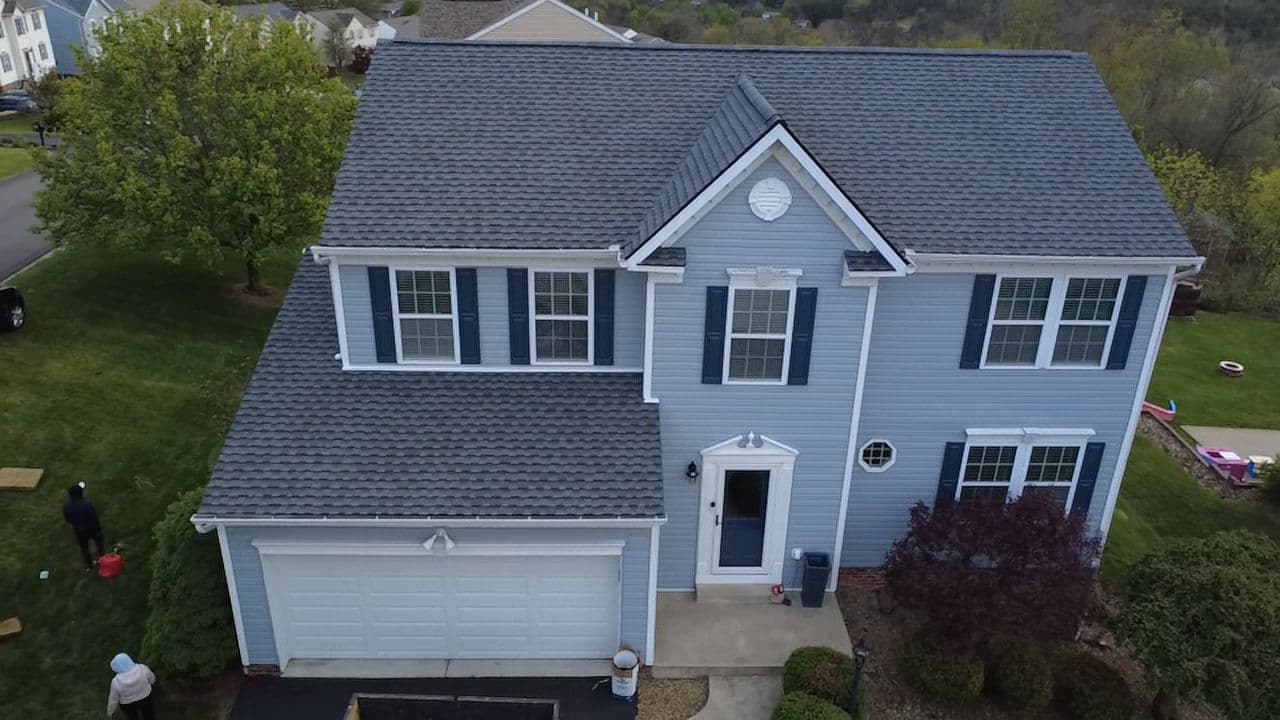 GAF Shingle Roof Install Cannonsburg PA Turns Heads image