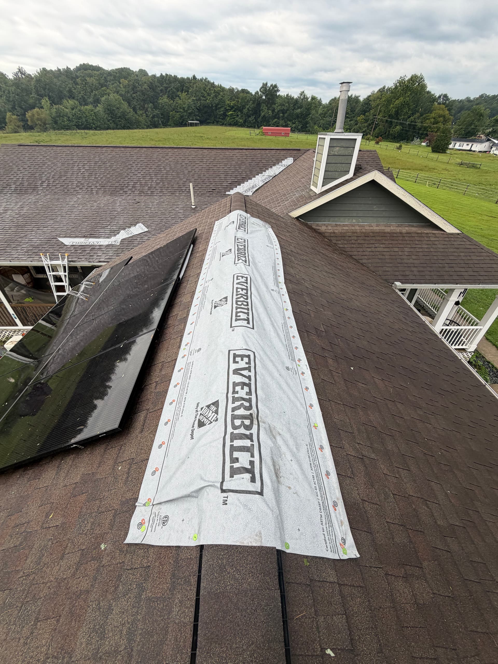 Storm Wind Damage Emergency Roof Tarping and Temporary Protection