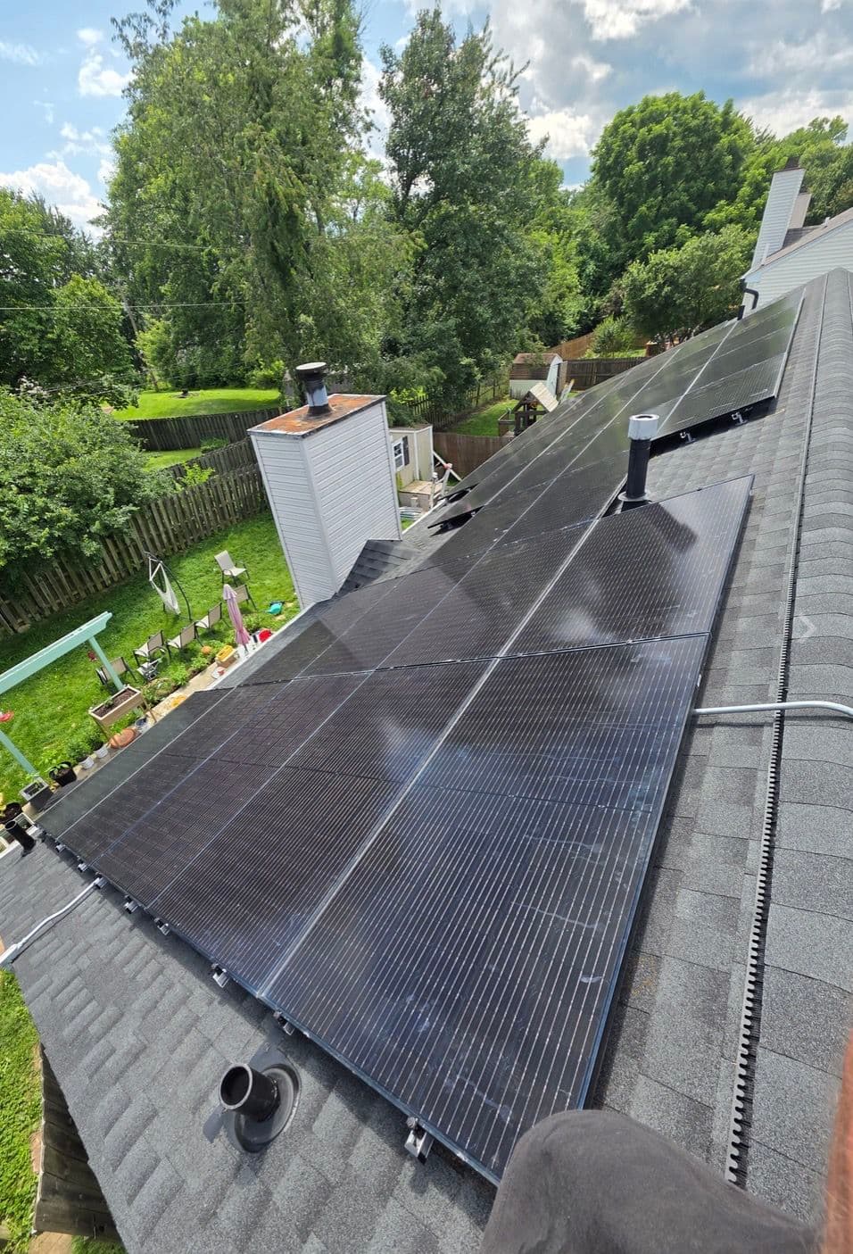 Gallery photos for New Roof Installation With Solar Panel Detach and Reset: Image #2