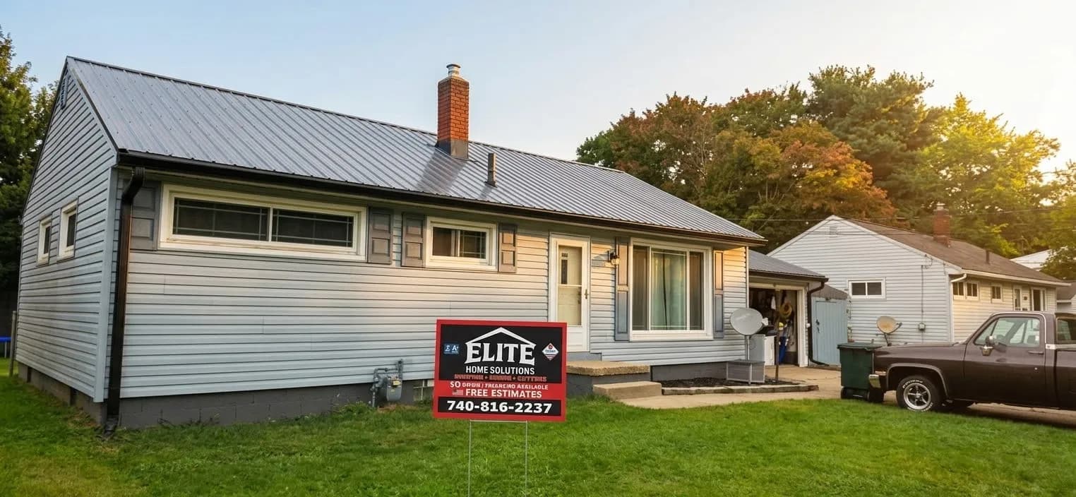 Project Metal Roof and New Gutters Give This Home a Fresh Start image