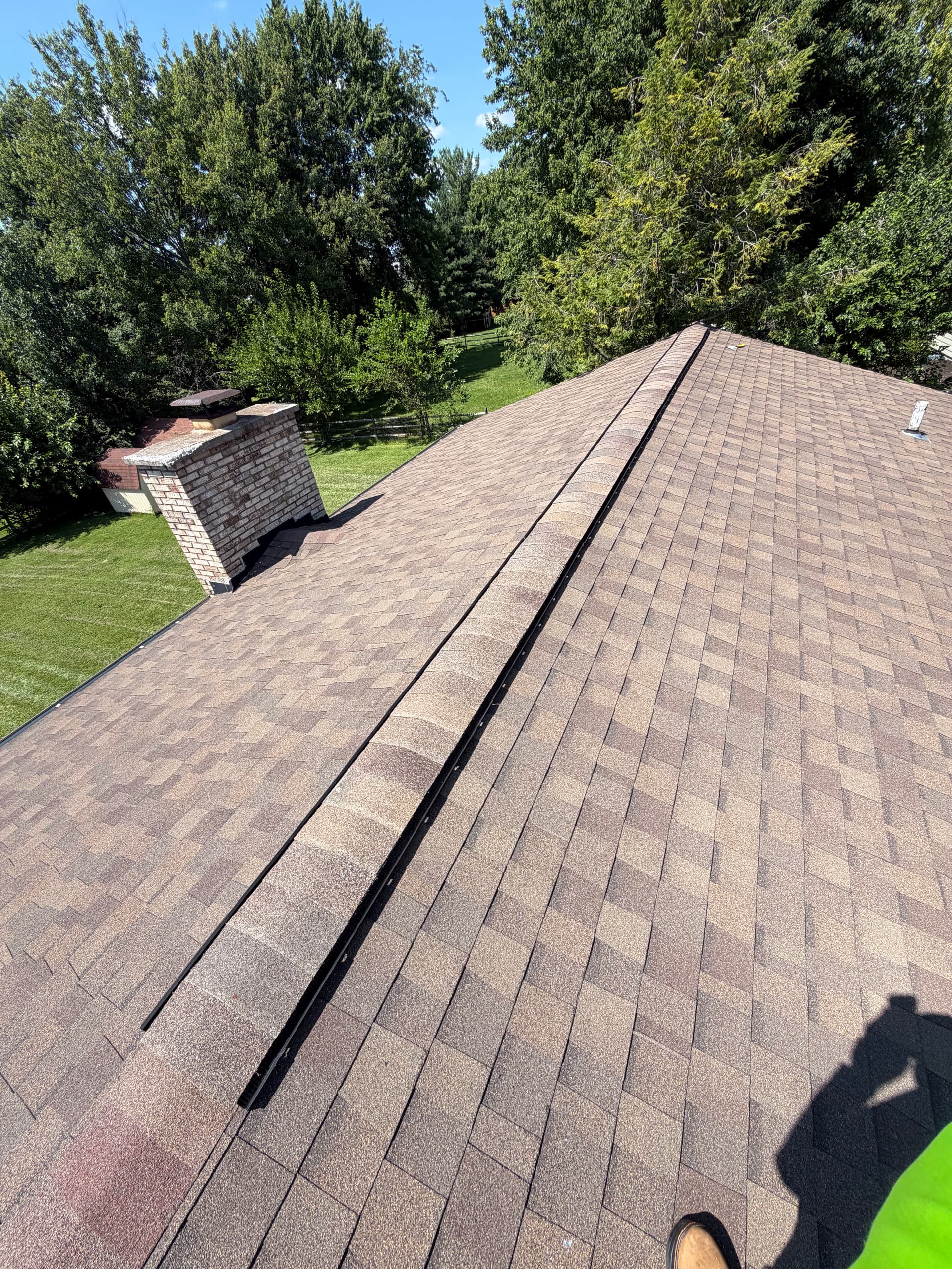 Gallery photos for Roof Repair and Ridge Vent Upgrade on a West Chester Home: Image #3