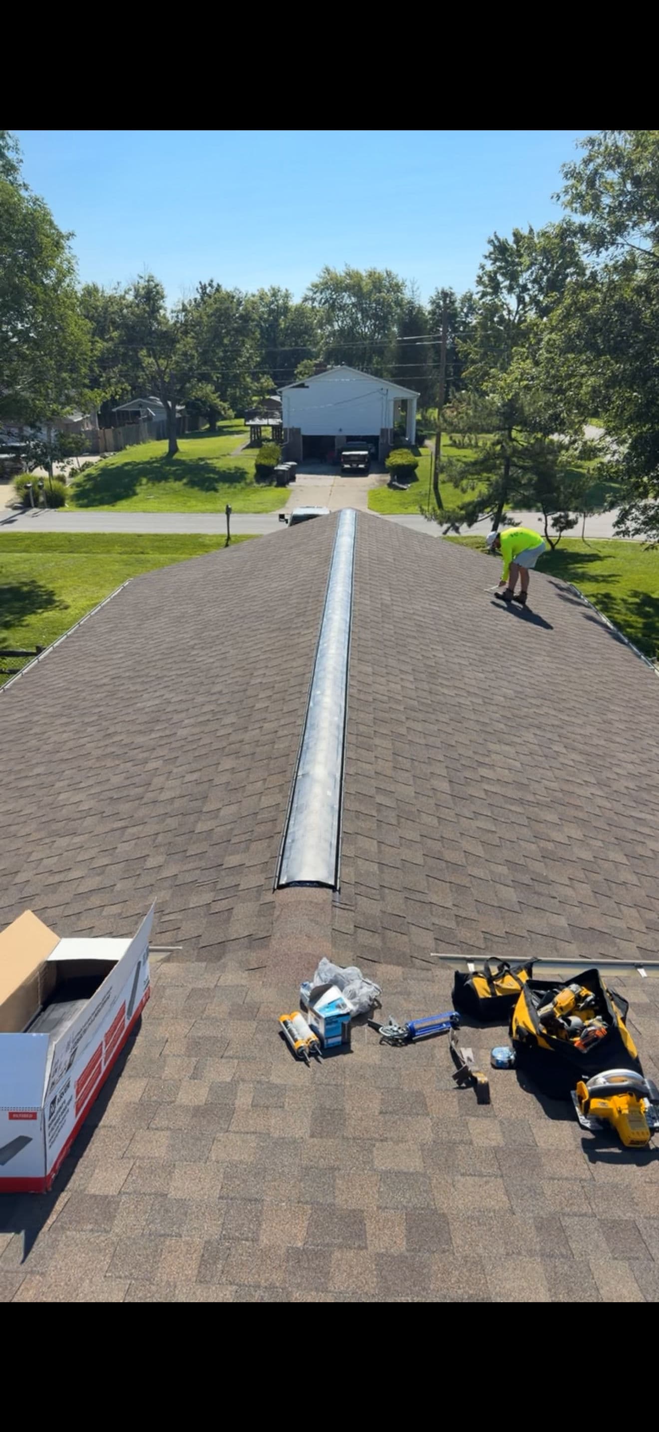 Gallery photos for Roof Repair and Ridge Vent Upgrade on a West Chester Home: Image #2