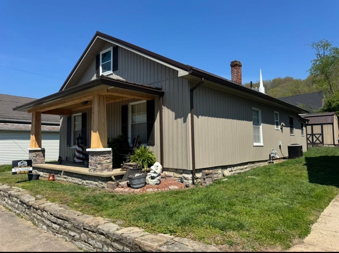 Gallery photos for Full Exterior Upgrade on This Aberdeen OH Home: Image #1